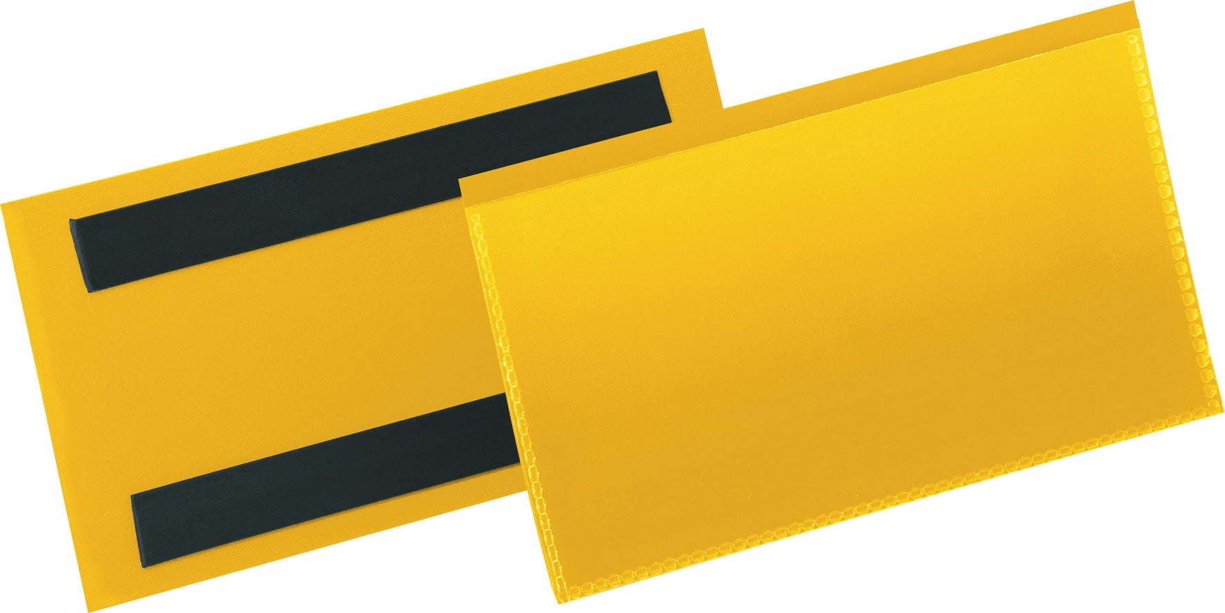 [8552714] Etiketthållare magnetisk 150 x 67 mm gul 50 st/fp