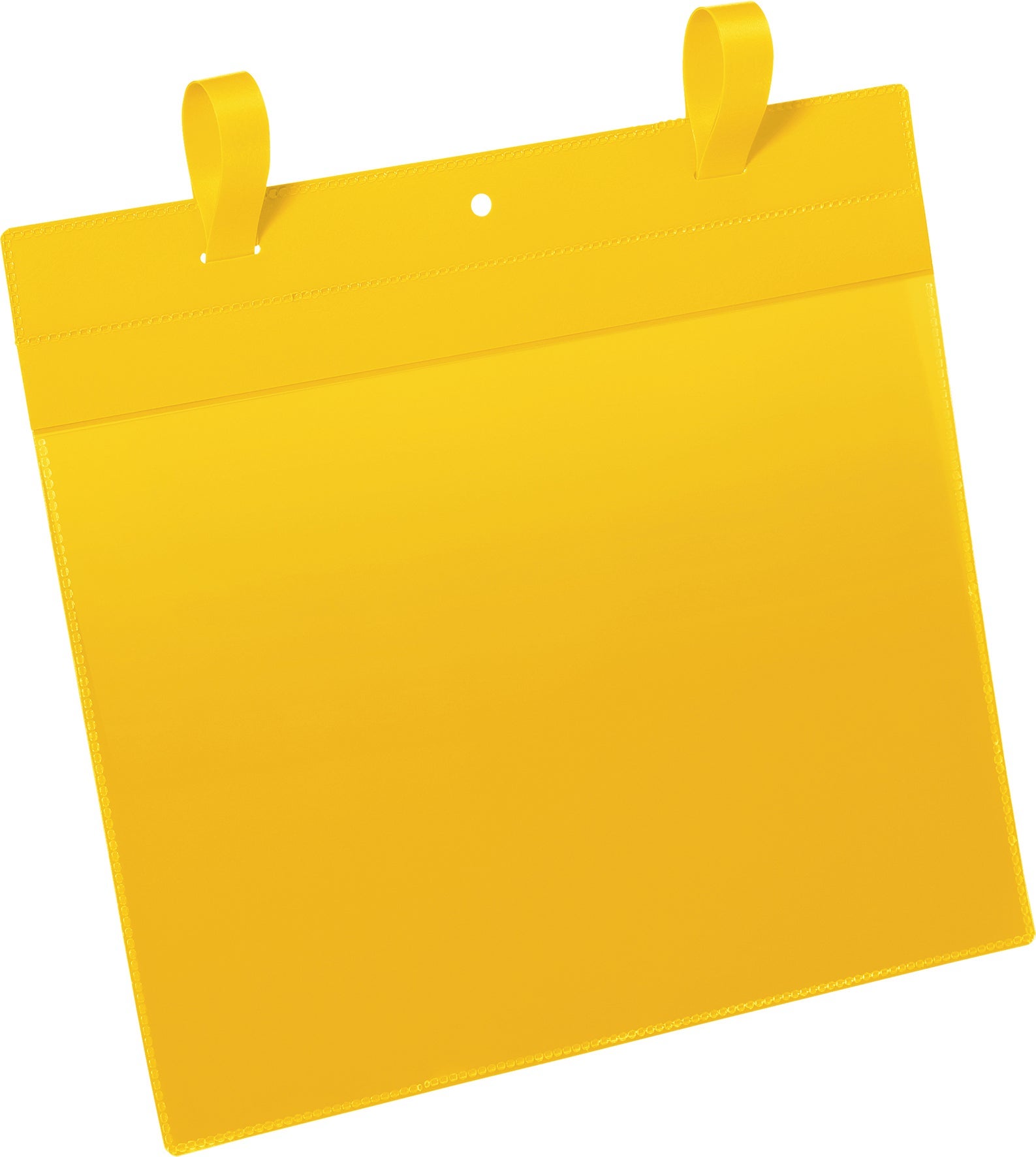 [8552732] Plastficka A4L med fästband gul 50 st/fp