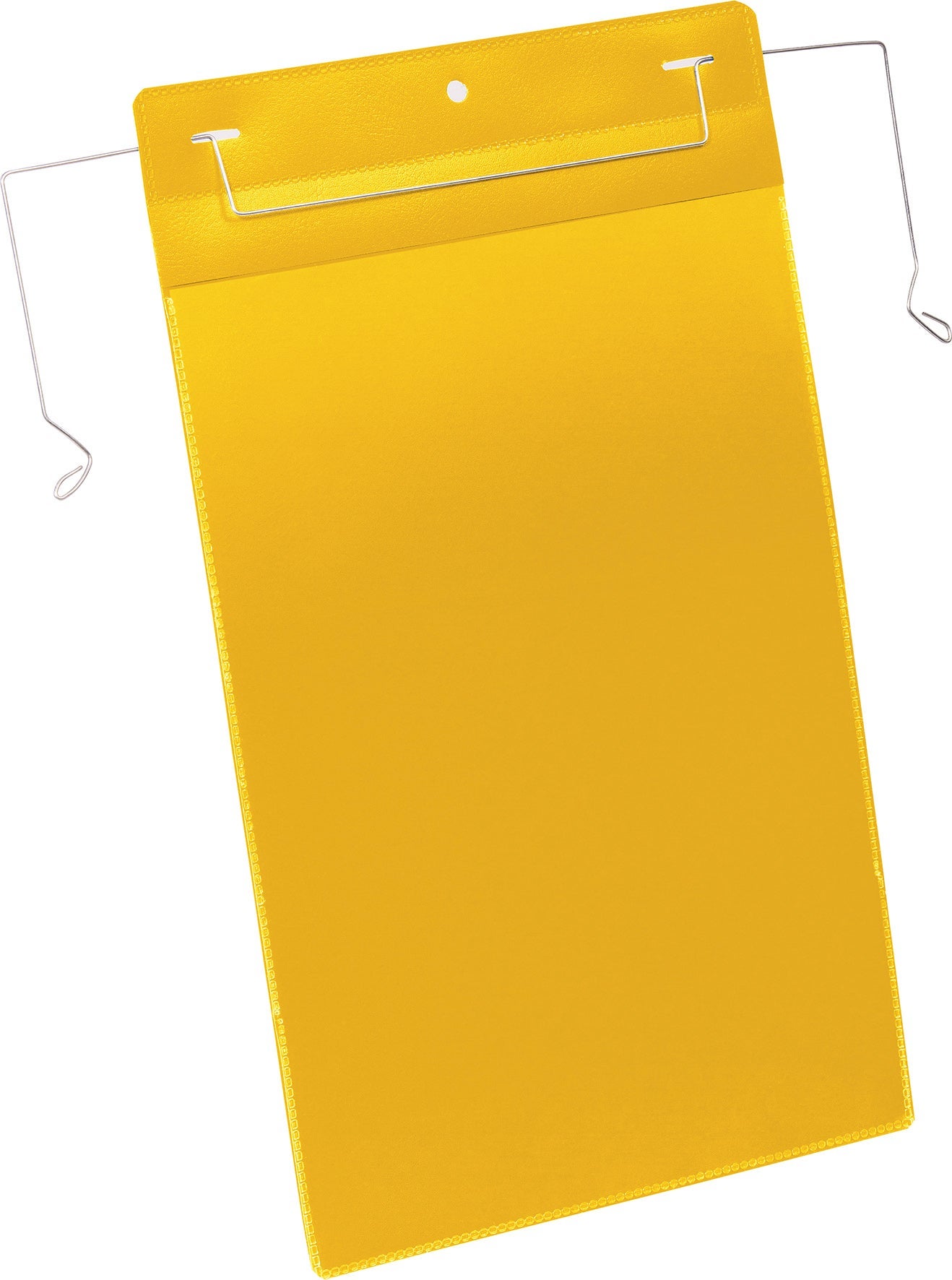 [8552736] Plastficka A4S trådbygel gul 50 st/fp