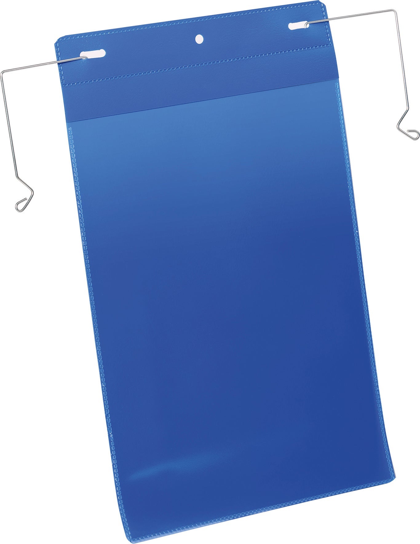 [8552737] Plastficka A4S trådbygel blå 50 st/fp