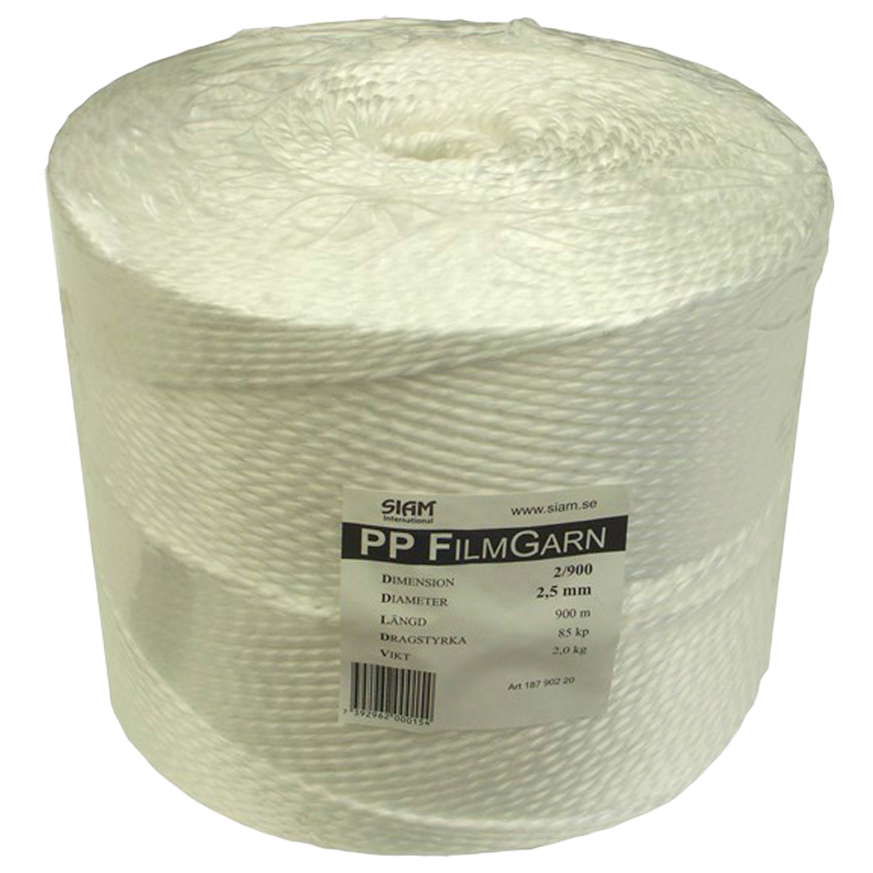 [2341320] Filmgarn PP 2/900 vit 900m 2kg