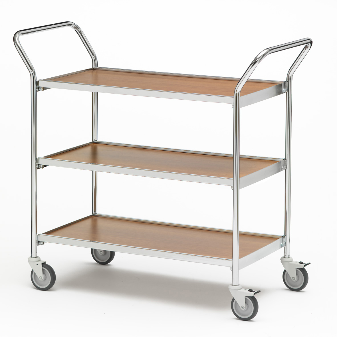 [2470579] Bordsvagn 3 hyllplan 2 handtag