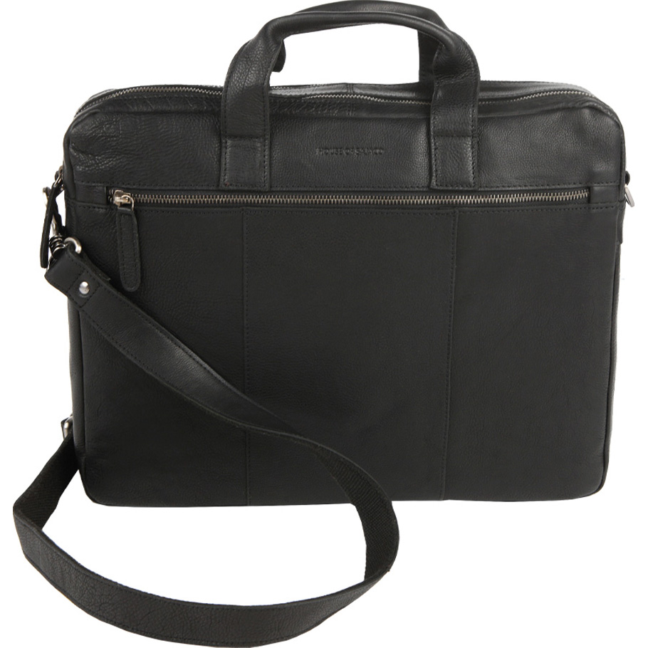 [8559218] Portfölj skinn 16'' 2 fack.sva
