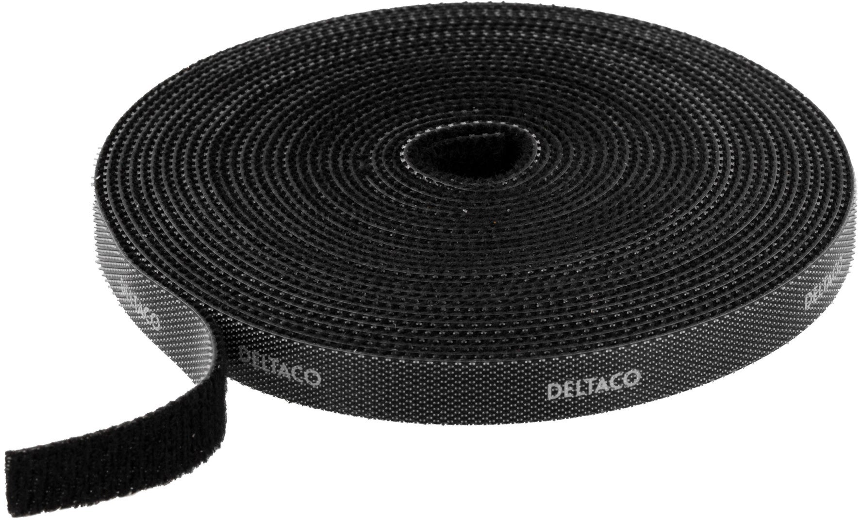 [5000604] Kabelhållare kardborrband 10 mm svart