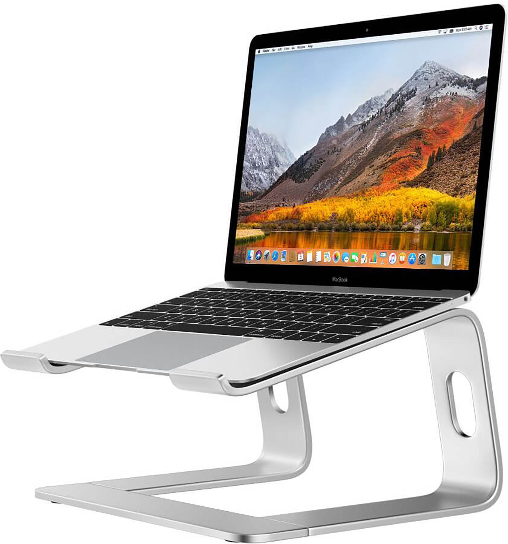 [8554213] Laptopställ DESIRE2 Pro Silver