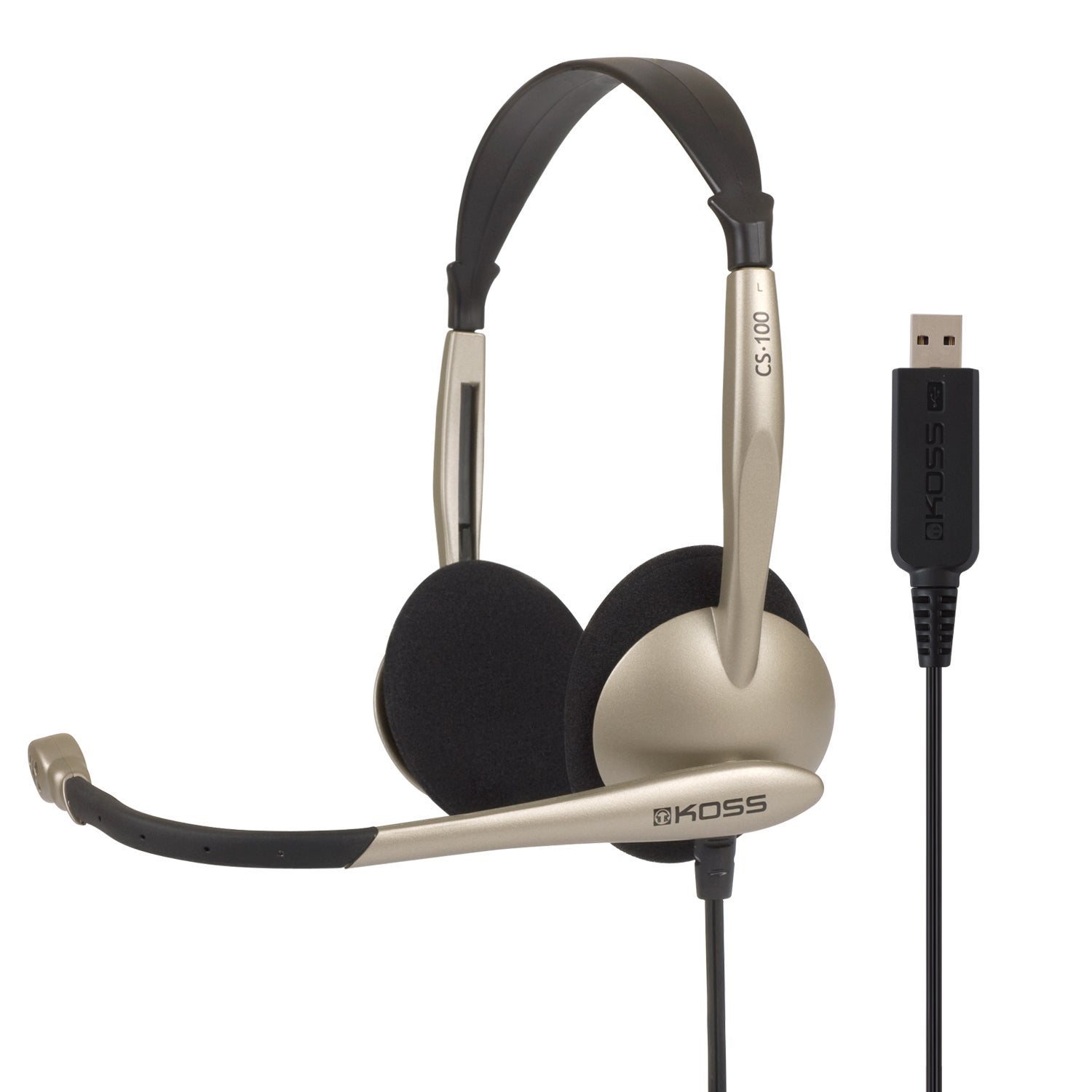 [8558179] Headset KOSS PC-Headset CS100 Silver