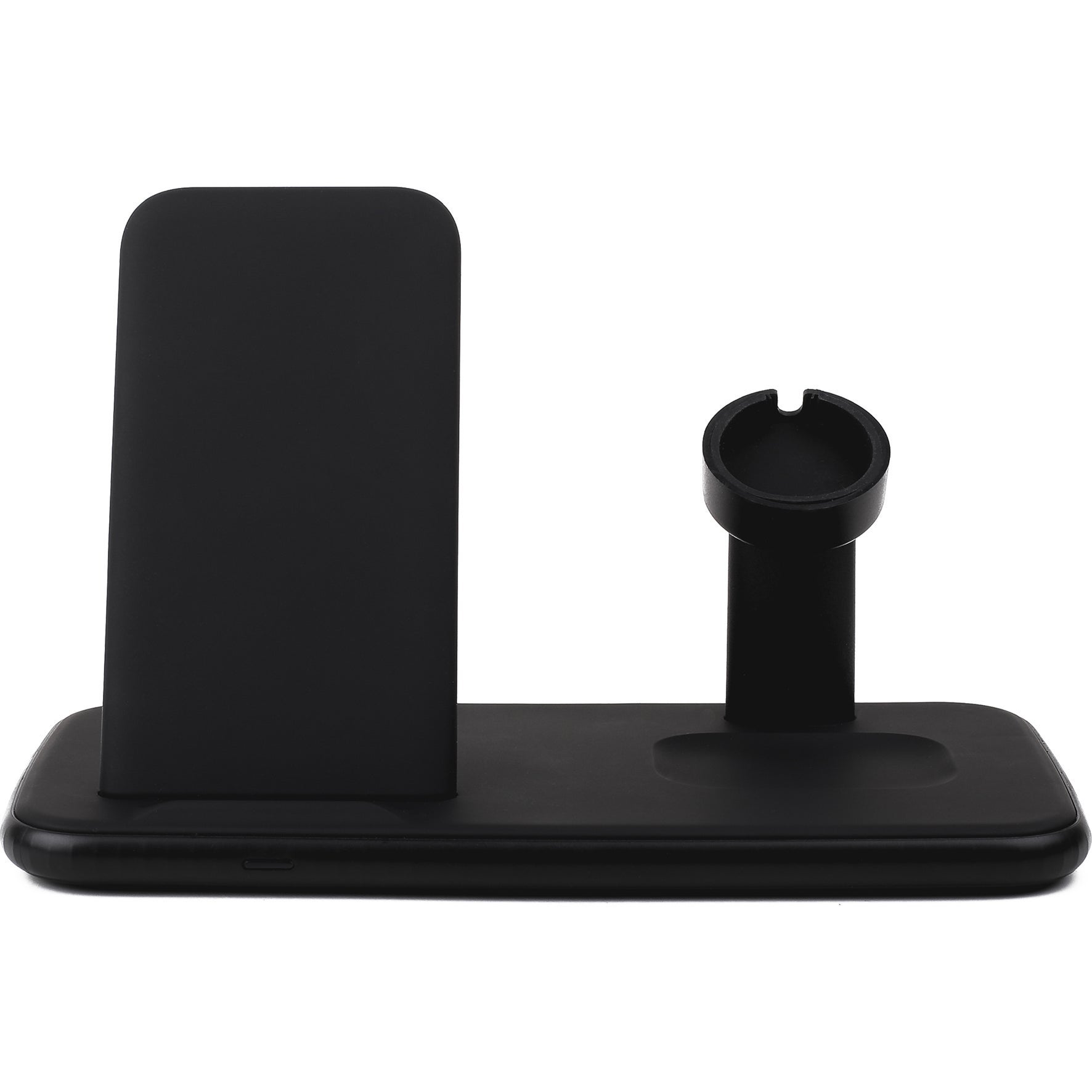 [8558279] QI Laddare Trippel USB-C Anslutning Mobil/Watch/Airpods Gear Svart