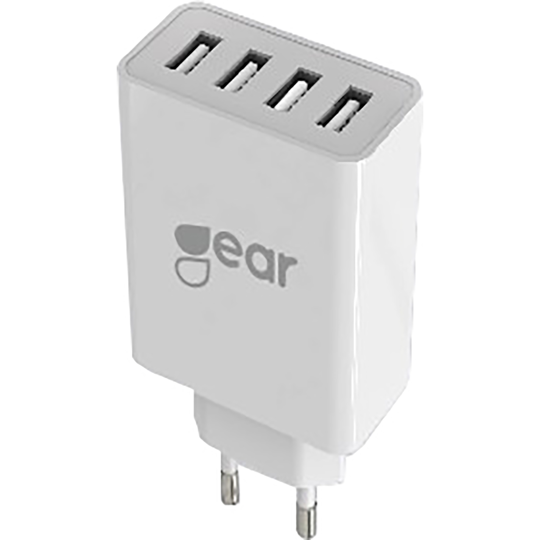 [8558273] GEAR Laddare 220V 4xUSB-A 5A/2