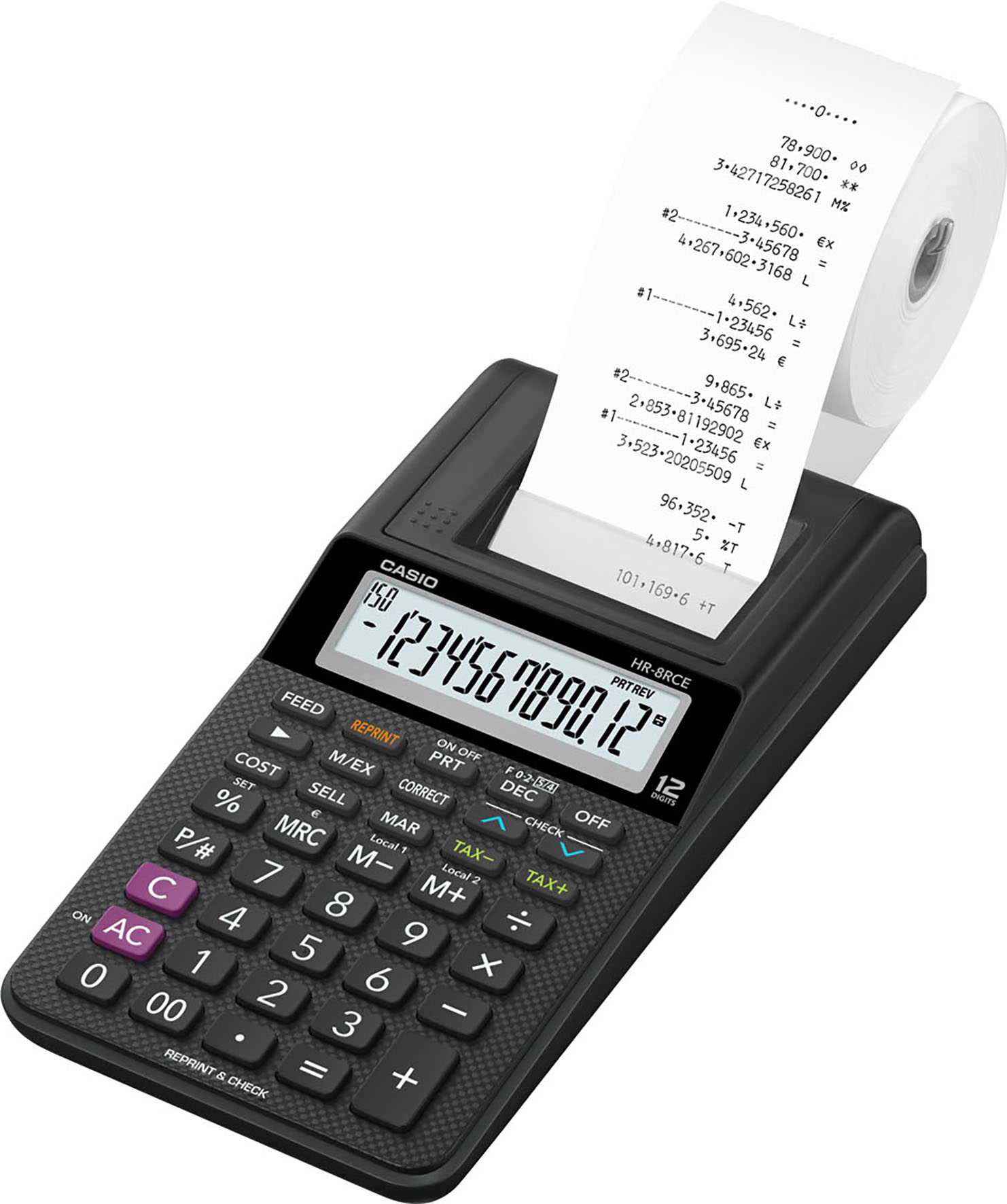 [2453116] Remsräknare Casio HR-8RCE sva.