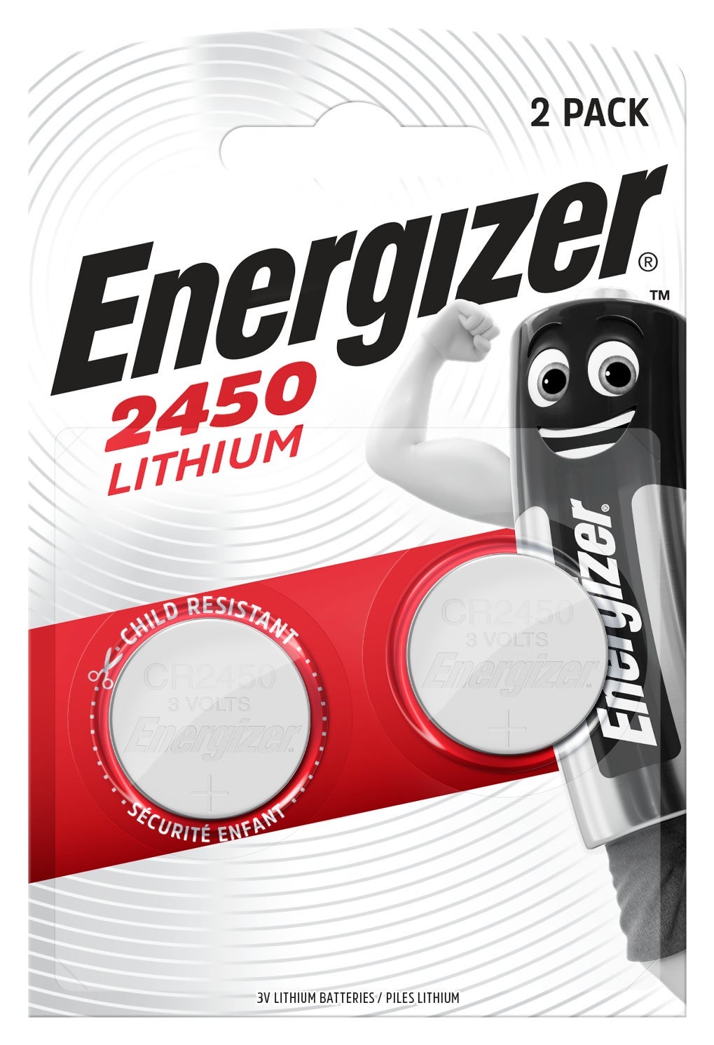 [8558867] Energizer Batteri Lithium CR2450 2-pack