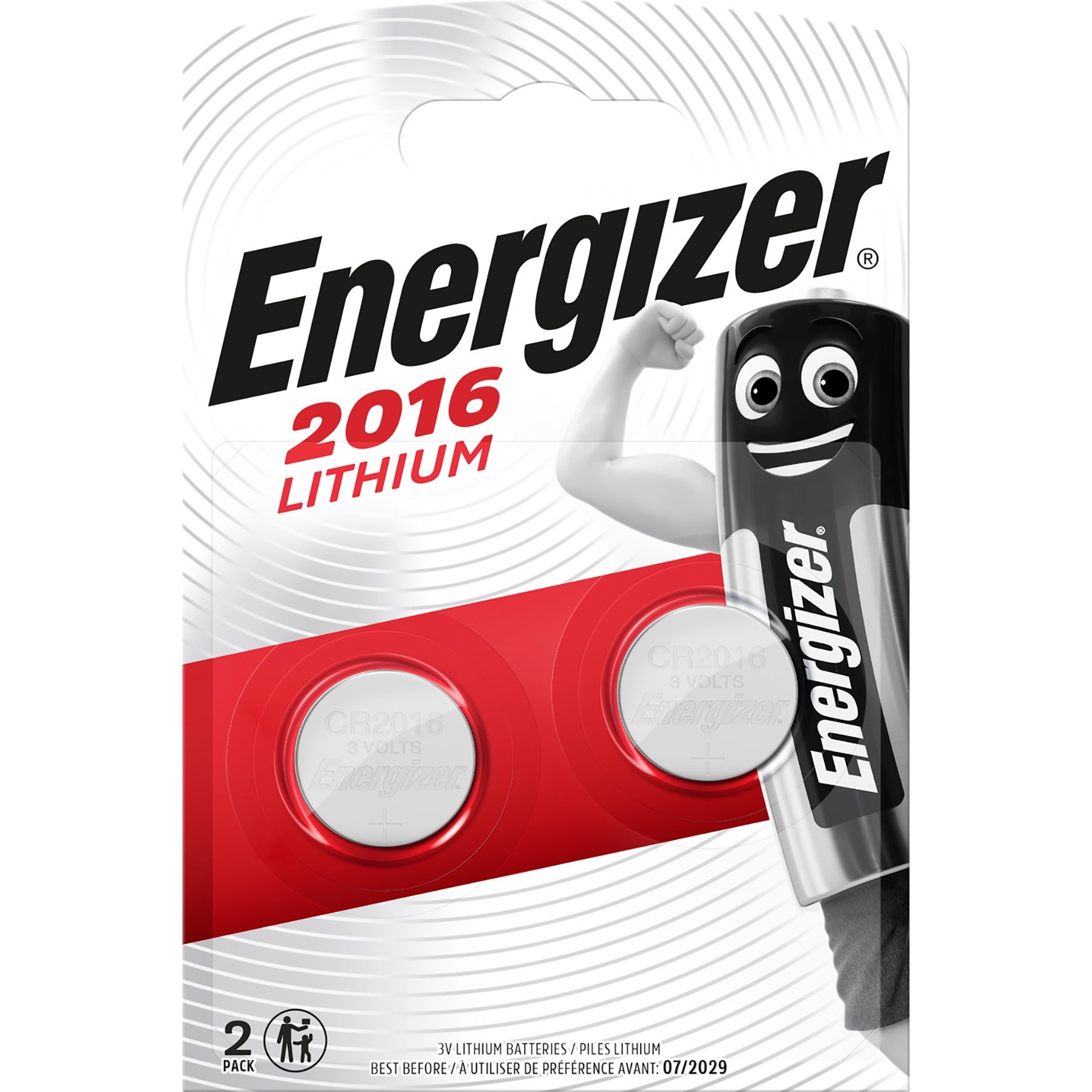 [8558873] Energizer Batteri Lithium CR2016 2-pack