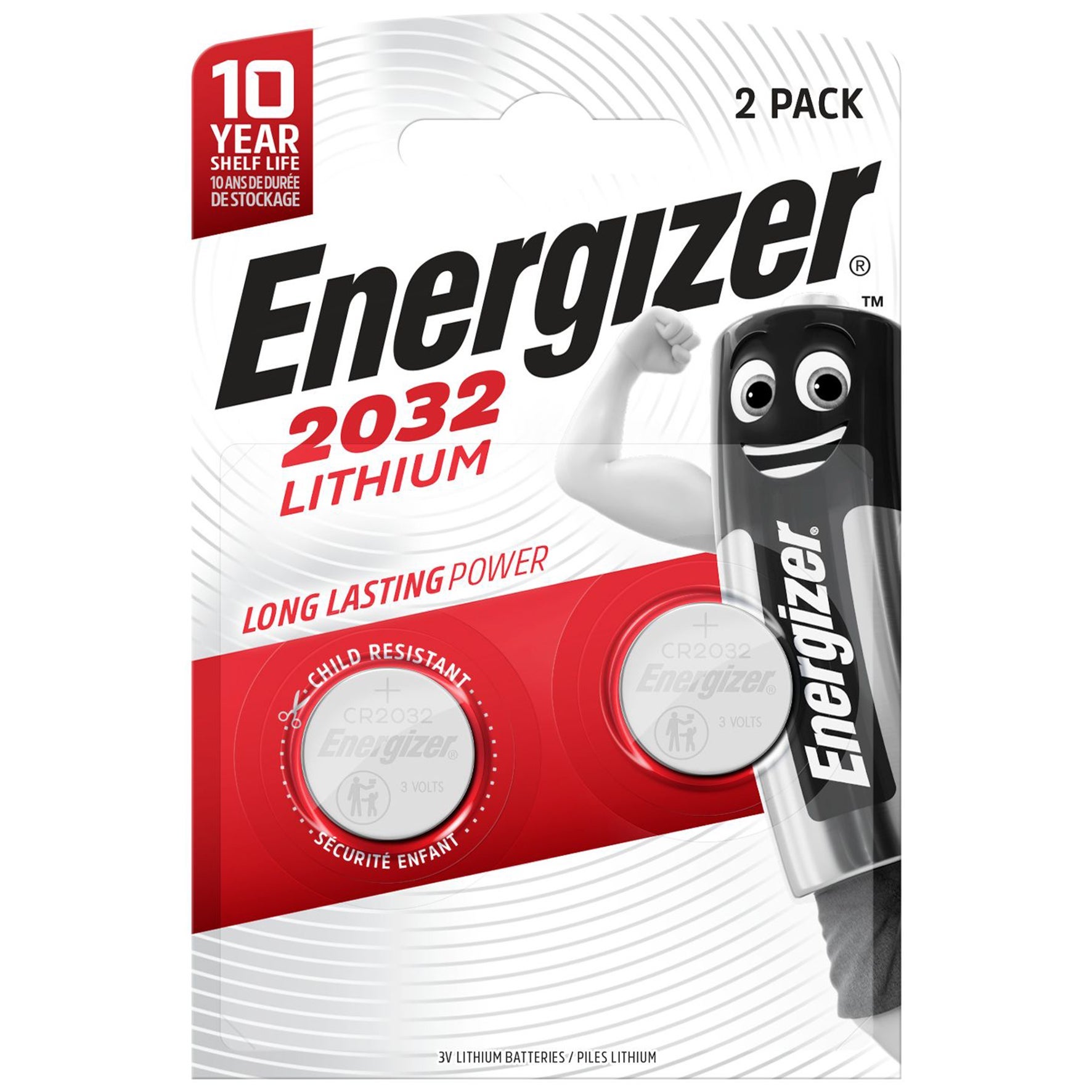 [8558871] Energizer Batteri Lithium CR2032 2-pack