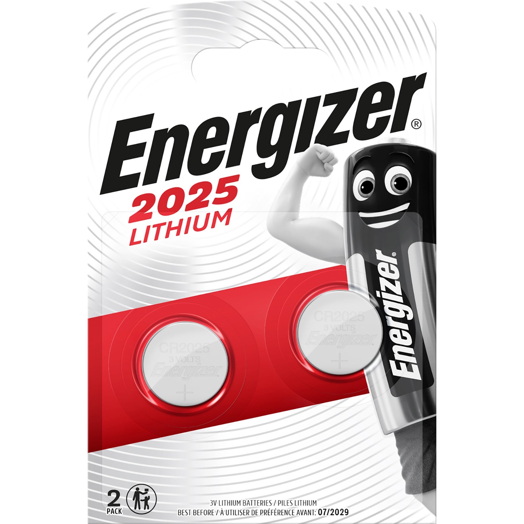 [8558872] Energizer Batteri Lithium CR2025 2-pack