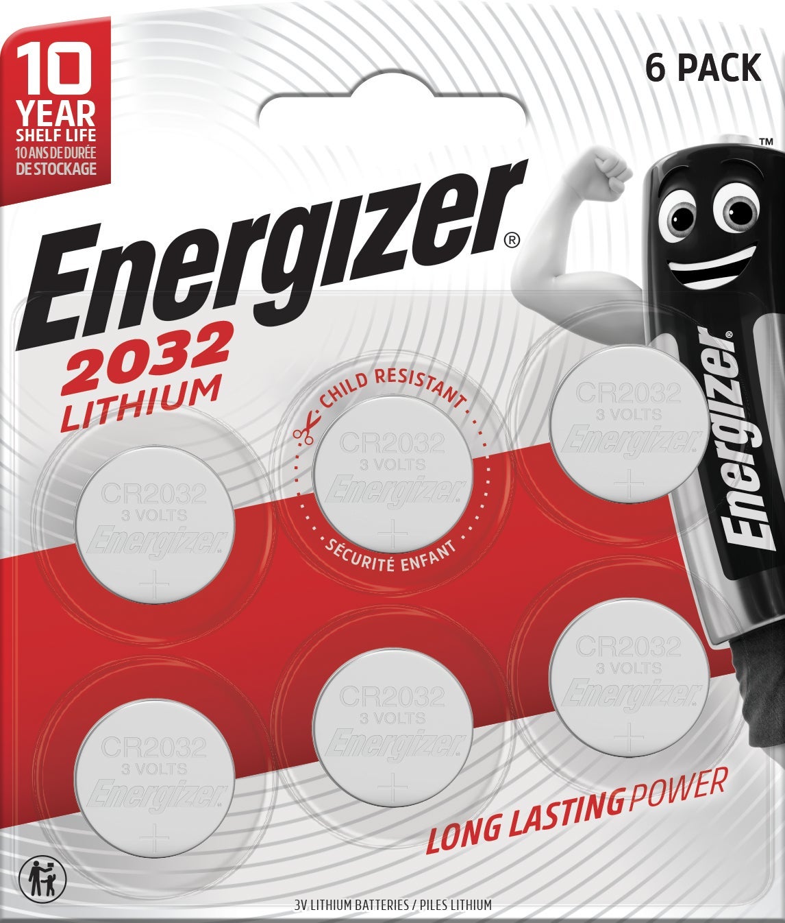 [8558917] Energizer Batteri Lithium CR2032 6-pack