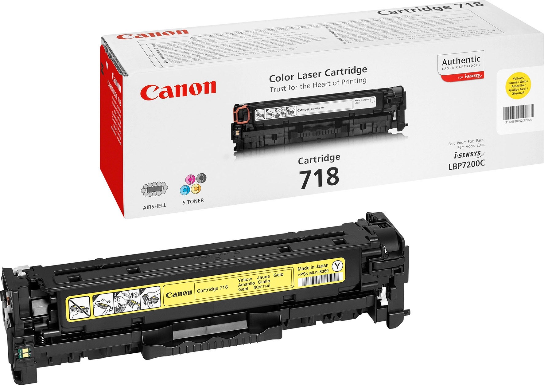 [2244347] Toner Canon 718Y 2,9k gul