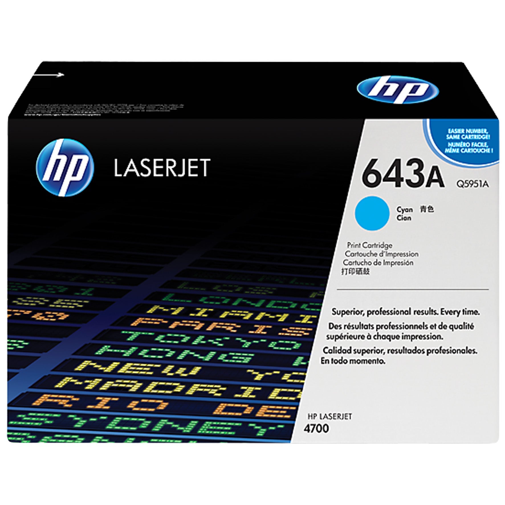 [2242543] Toner HP Q5951A 643A 10k cyan