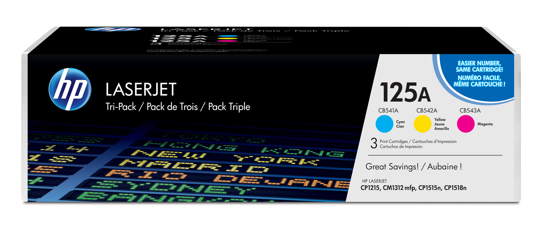 [2245423] Toner HP 125A C/M/Y 3-pack