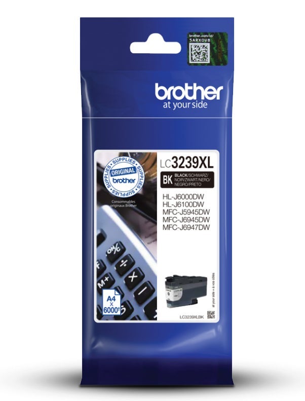 [5701437] Bläck Brother LC3239XLBK svart 6000 sidor