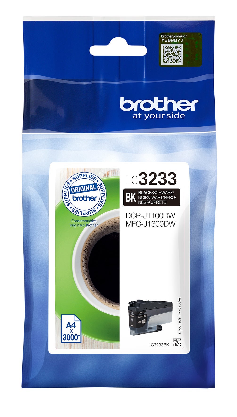 [5701425] Bläck Brother LC3233BK  svart 3000 sidor