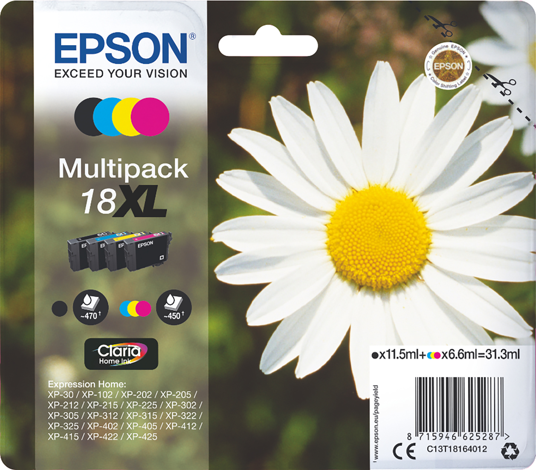 [5701354] Bläck Epson 18XL CMYK 4/fp