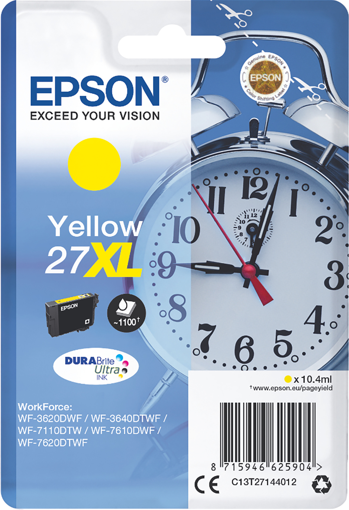 [5701365] Bläck Epson 27XL gul