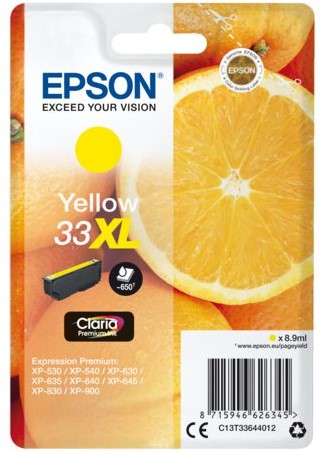 [5701376] Bläck Epson 33XL gul