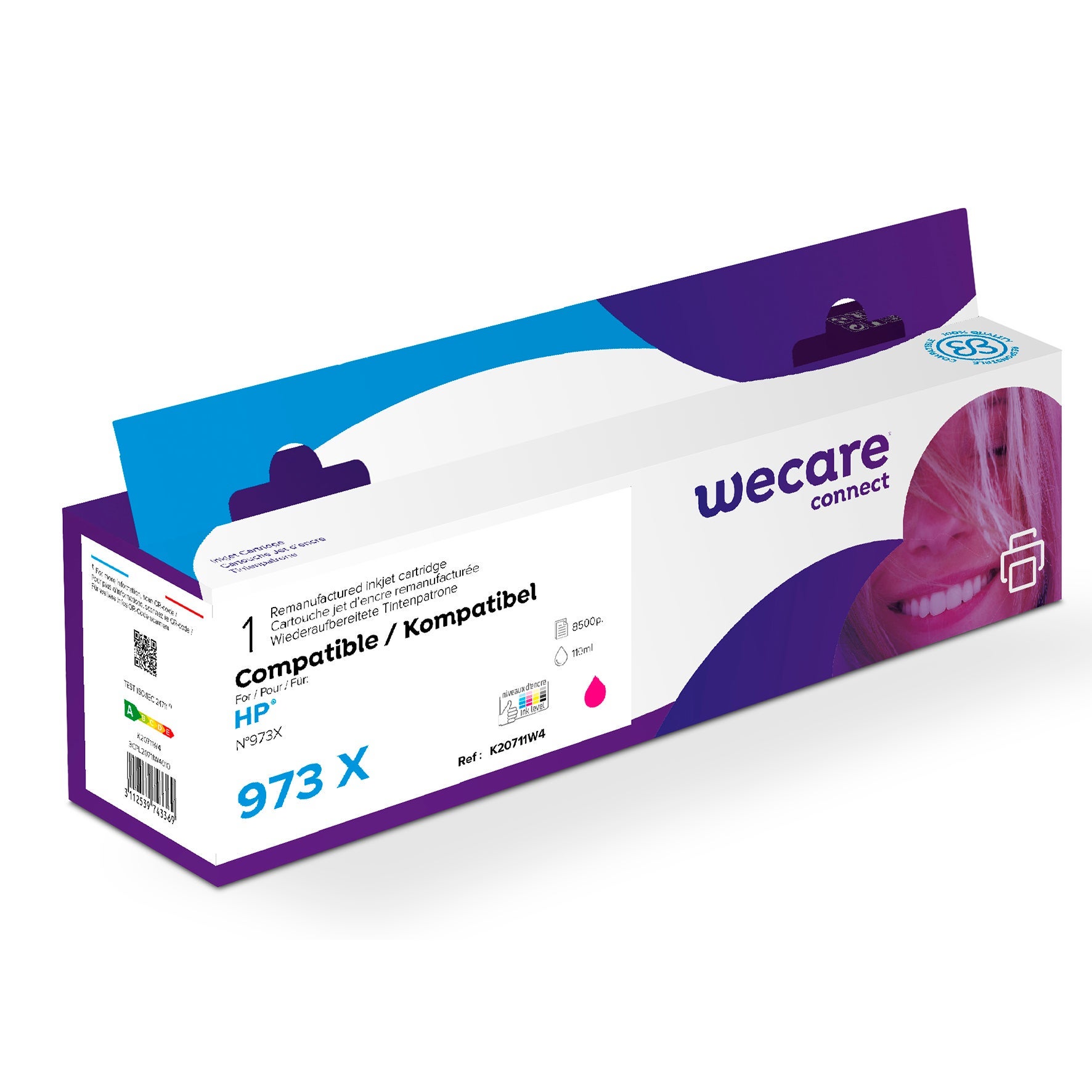 [5710022] Bläck Wecare 973X F6T82AE magenta