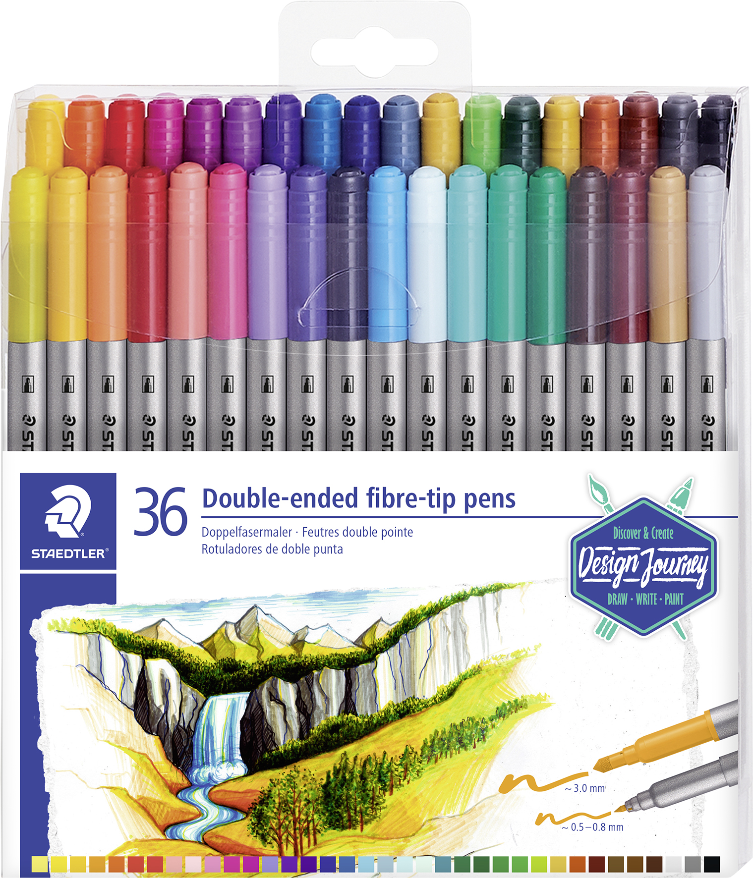 [2209655] Tuschpenna Staedtler 3200 36/f