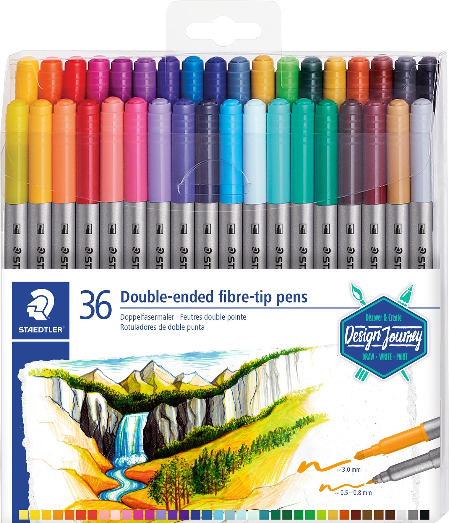 [2209655] Tuschpenna Staedtler 3200 36/f