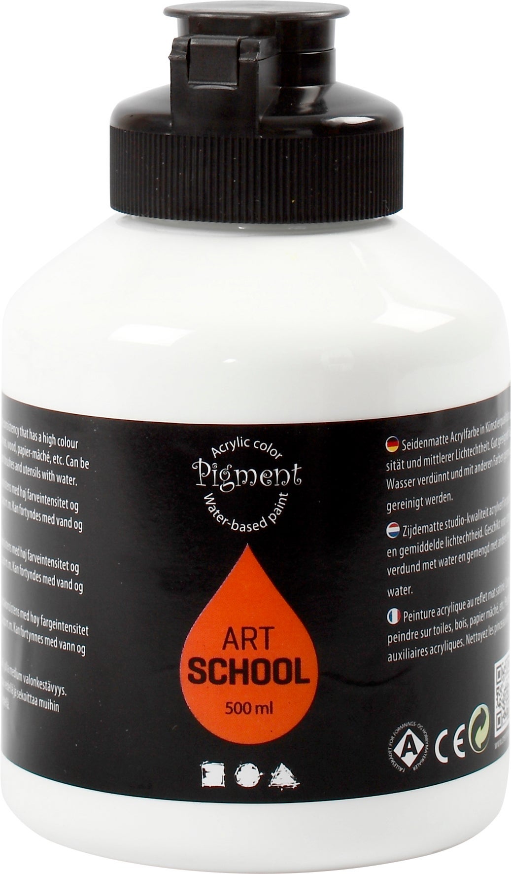 [8100734] Akrylfärg Pigment 500ml vit