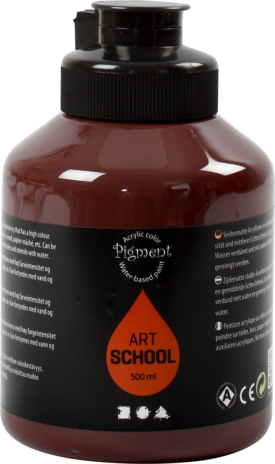 [8100742] Akrylfärg Pigment 500ml brun