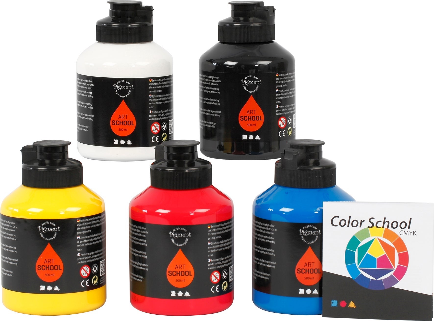 [8100744] Akrylfärg Pigment 500ml 5st/fp