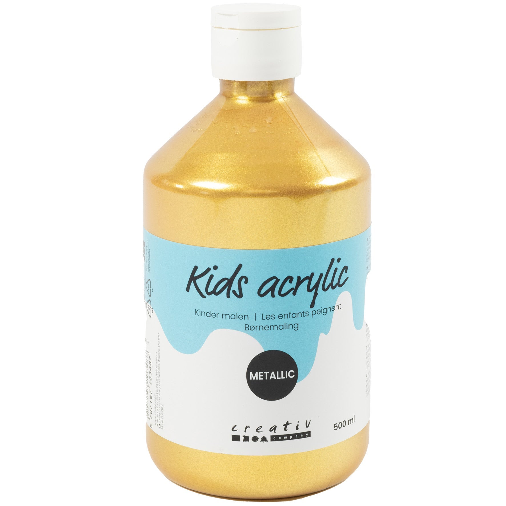 [8100317] Akrylfärg metallic 500 ml Guld
