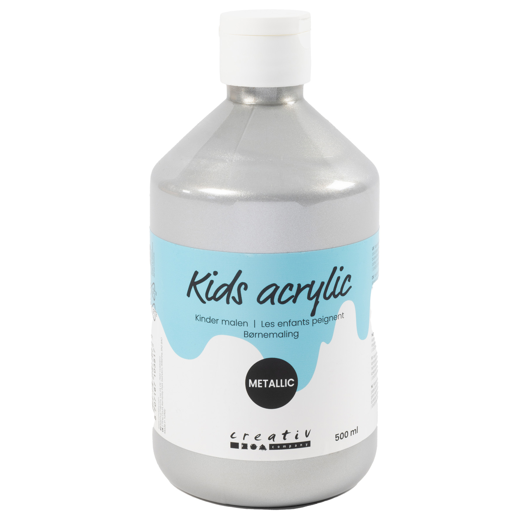 [8100318] Akrylfärg metallic 500 ml Silver