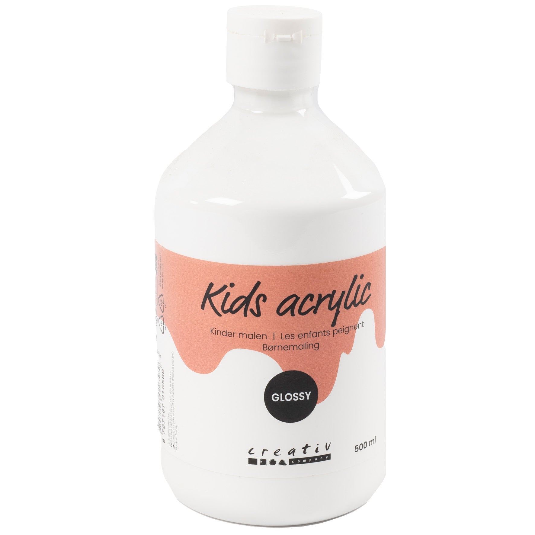 [8100808] Akrylfärg blank 500 ml vit