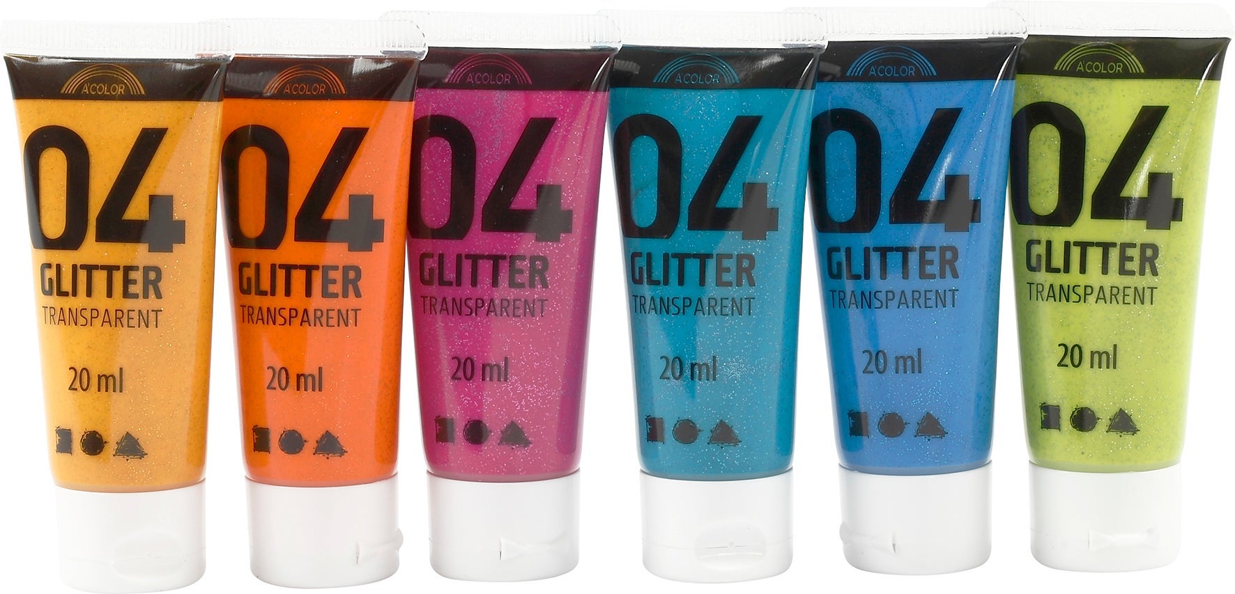 [8300433] Akrylfärg glitt 6x20ml