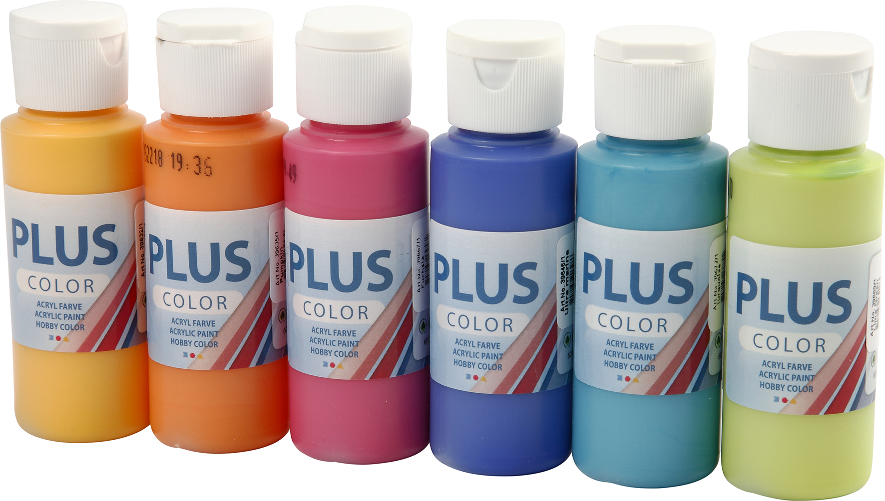 [8300412] Hobbyfärg Plus Fun 6 x 60 ml