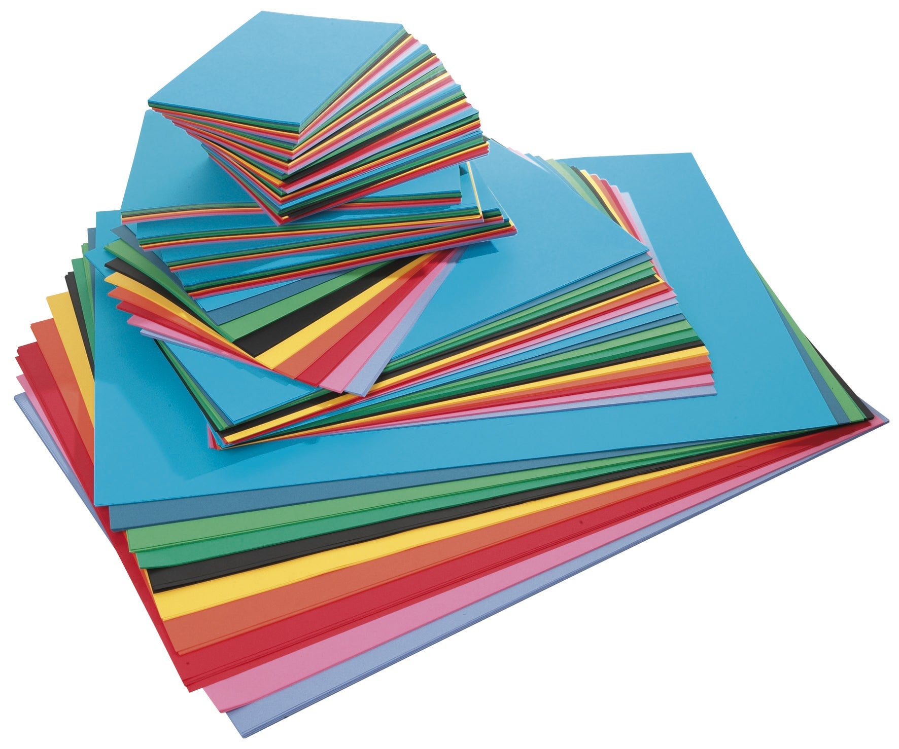 [8300047] Tonpapper A5 - A2 110g 10 färger 1500/fp