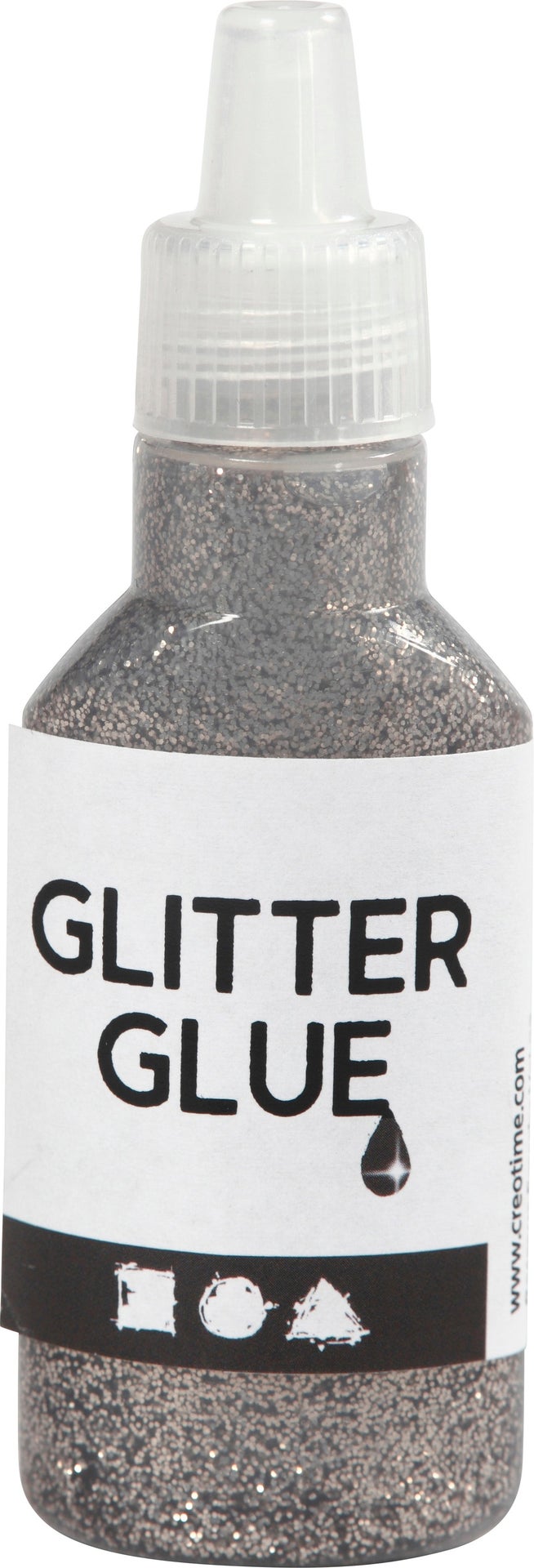 [8310296] Glitterlim 25 ml silver