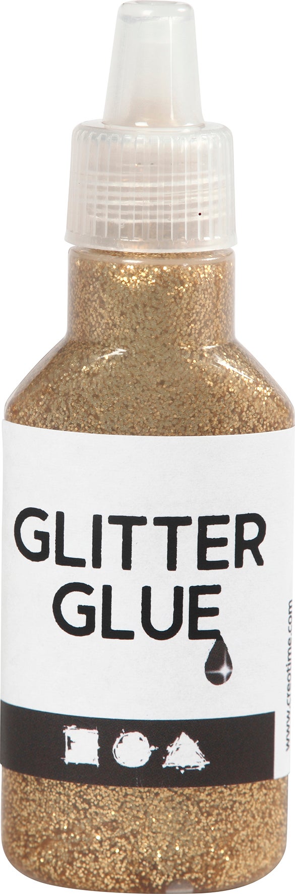 [8310295] Glitterlim 25 ml guld