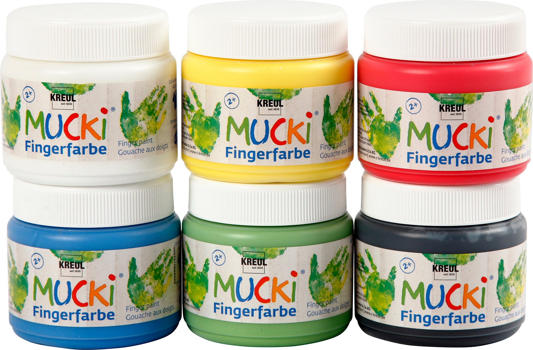 [8300952] Fingerfärg mixade  6x150ml