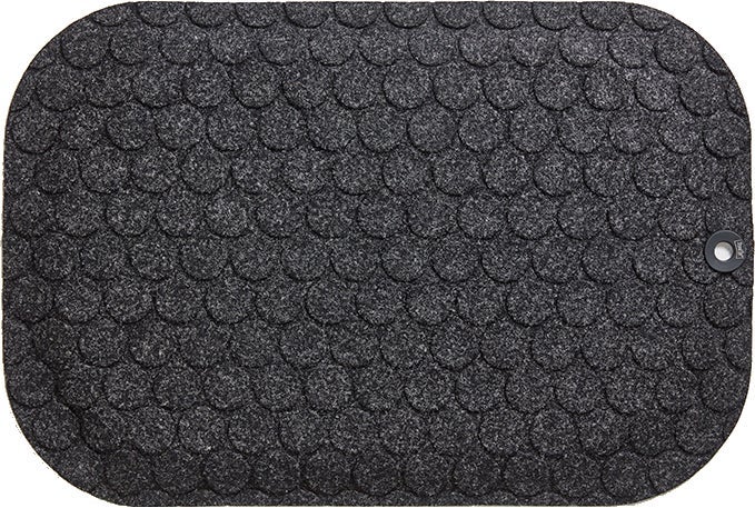 [8552252] Ståmatta StandUp Circle 770x530 mm Black