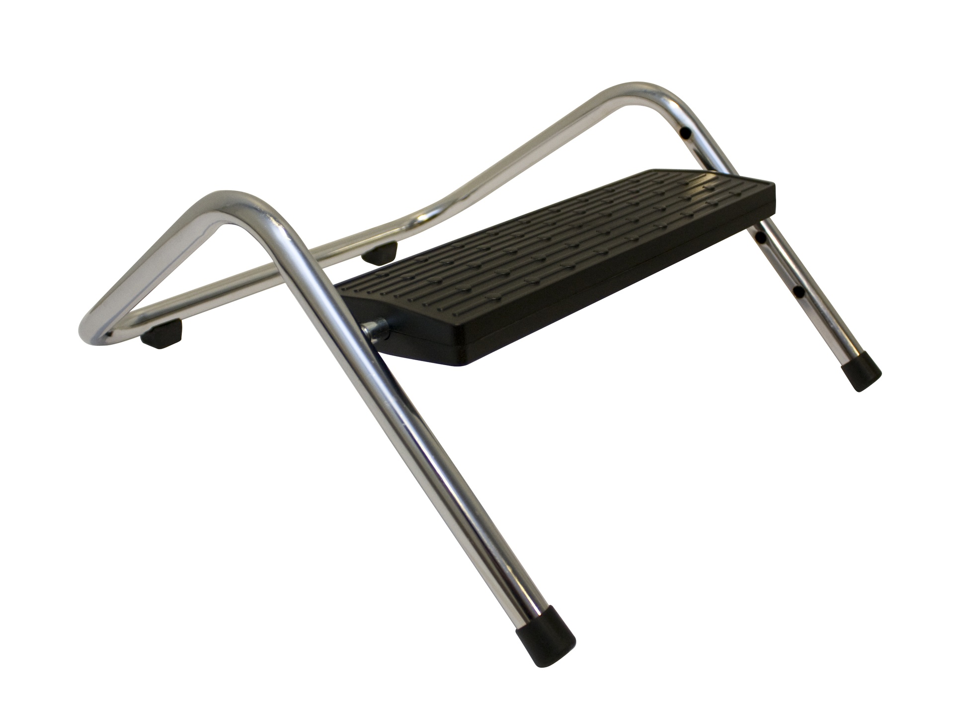 [2470050] Fotstöd 330x150x260mm krom/sva