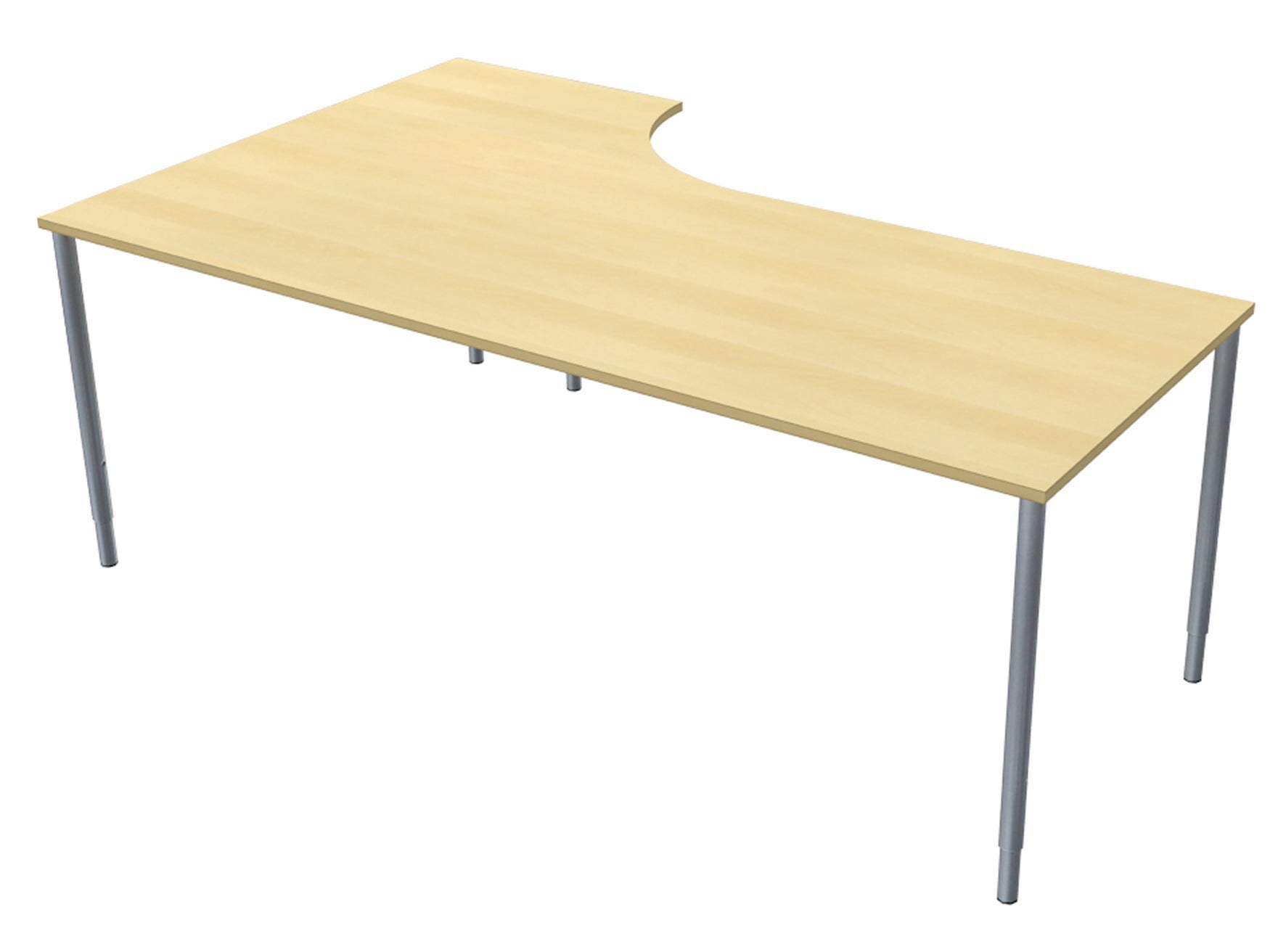 [2482127] Skrivbord Bas 200x120 cm H Björk Lanab