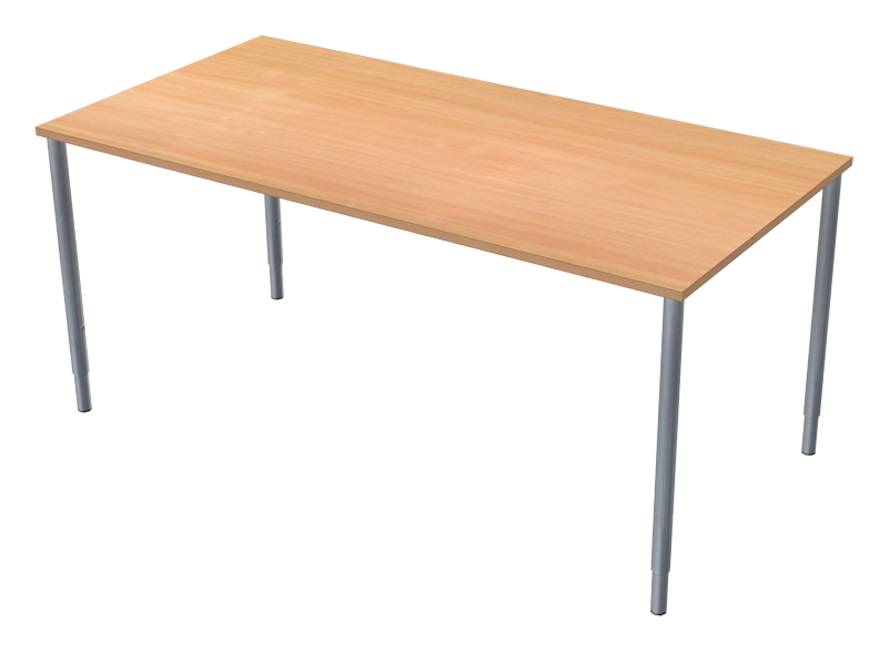[2482185] Skrivbord 160x80cm bokmel/svar