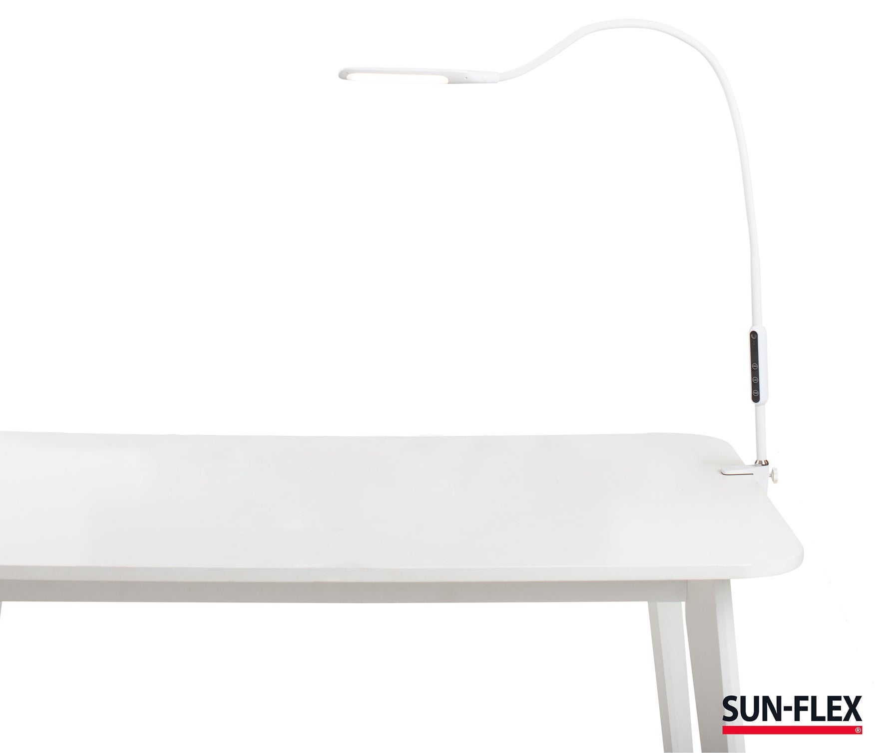 [8557838] Skrivbordslampa Desklite  vit Sun-Flex