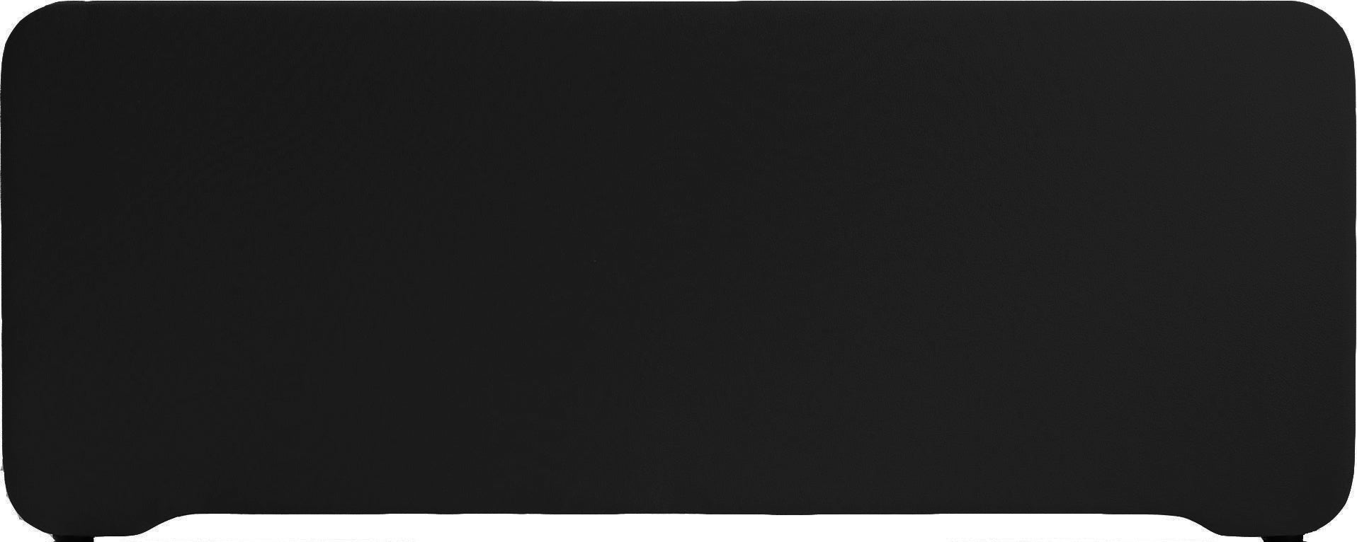 [2484092] Bordsskärm Edge 1000 x 400 mm Svart