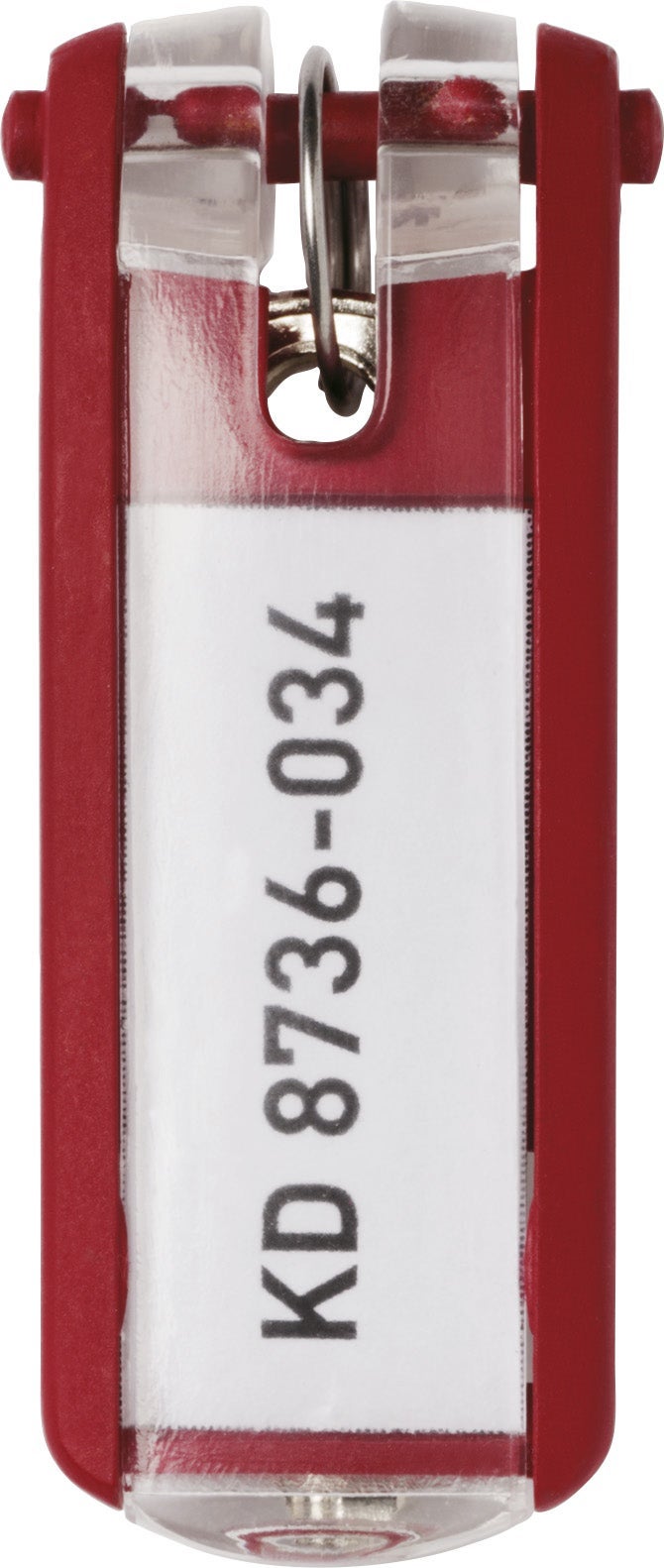 [8552793] Nyckelbricka Key Clip röd 6-pack