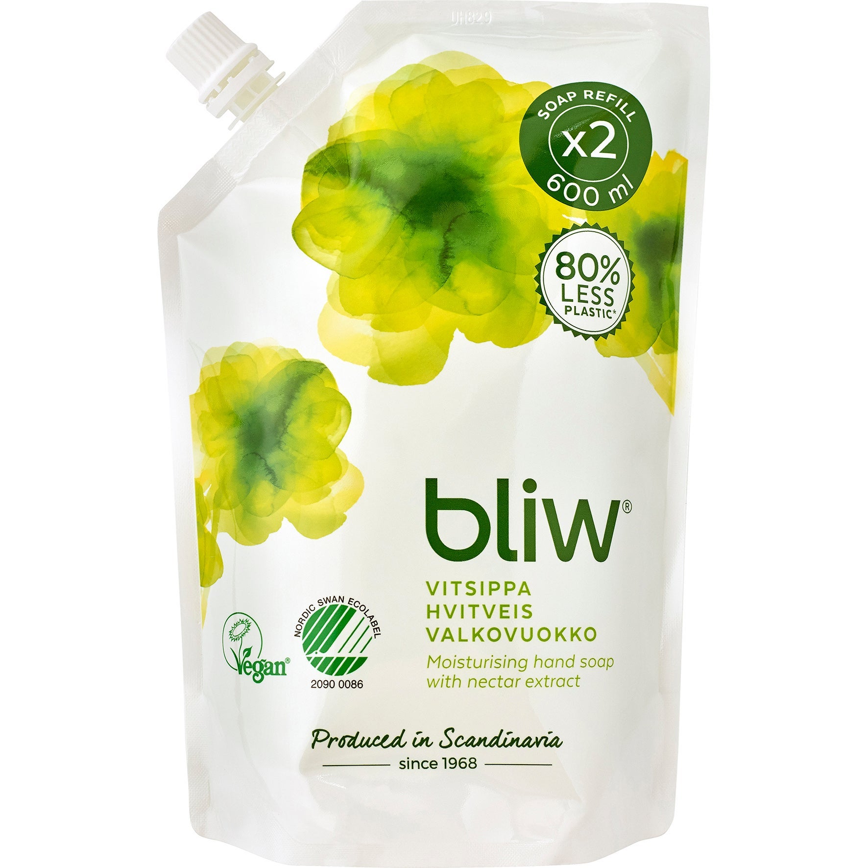 [8559547] Handtvål Bliw Vitsippa refill 600 ml