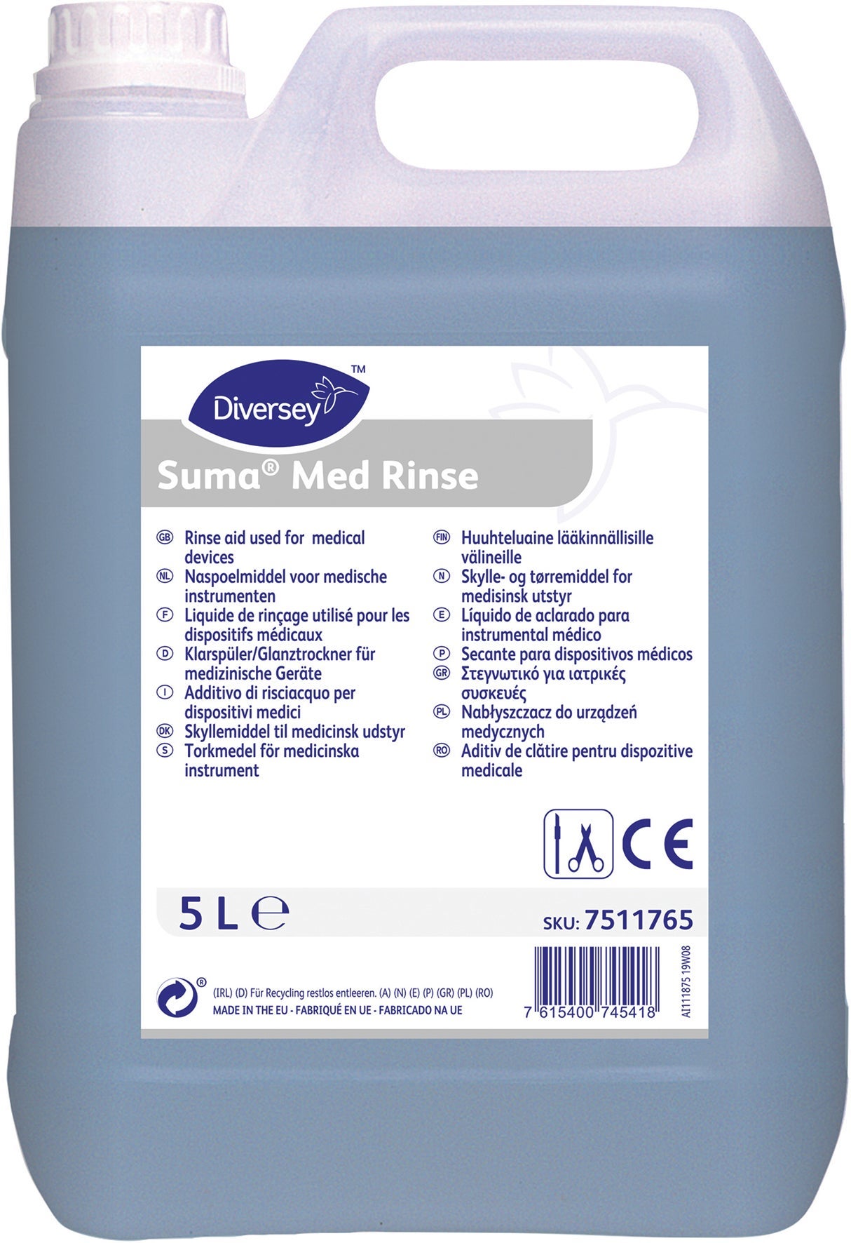 [2260568] Torkmedel Suma Med Rinse 5 liter